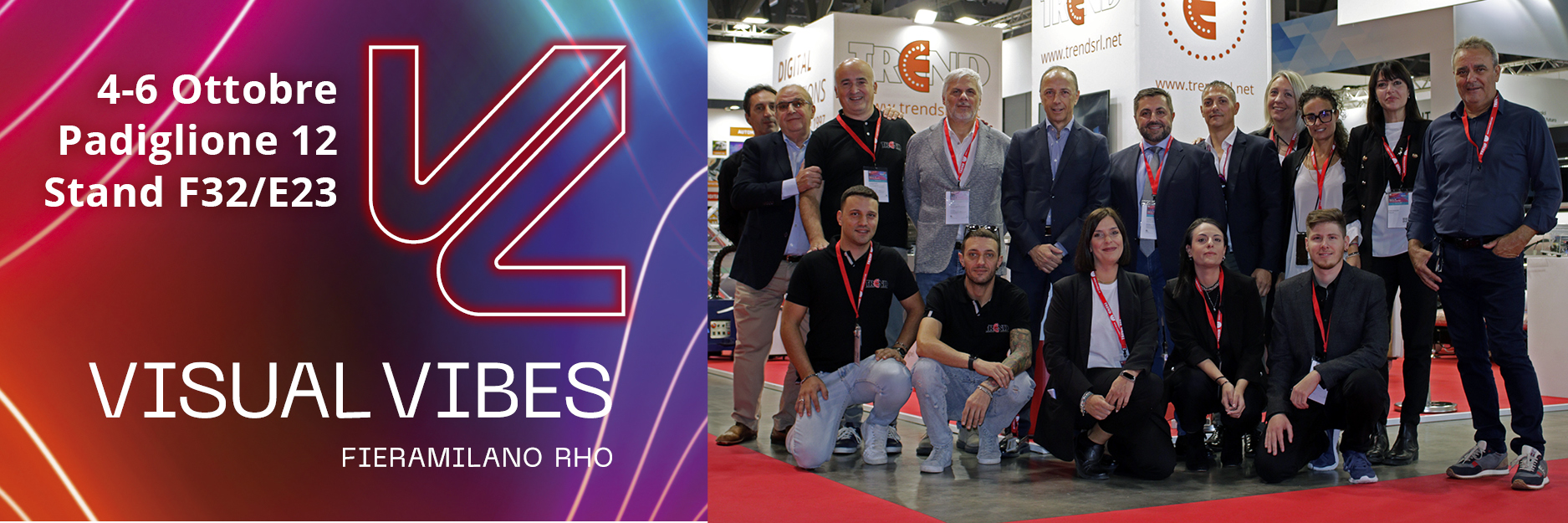 Grazie alle oltre 250 aziende intervenute! Ringraziamo tutti i Partner, i Clienti e gli amici per aver visitato il nostro stand al VISCOM ITALIA..